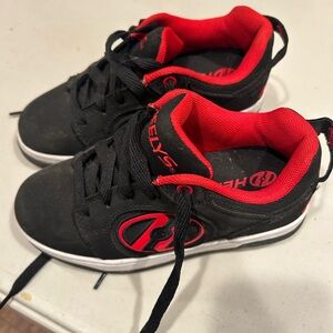 Heelys Kids Black and Red Shoes